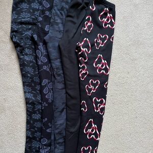 Just Cozy Fleece Leggings Bundle | Size M/L | 5-Pack | Warm & Soft